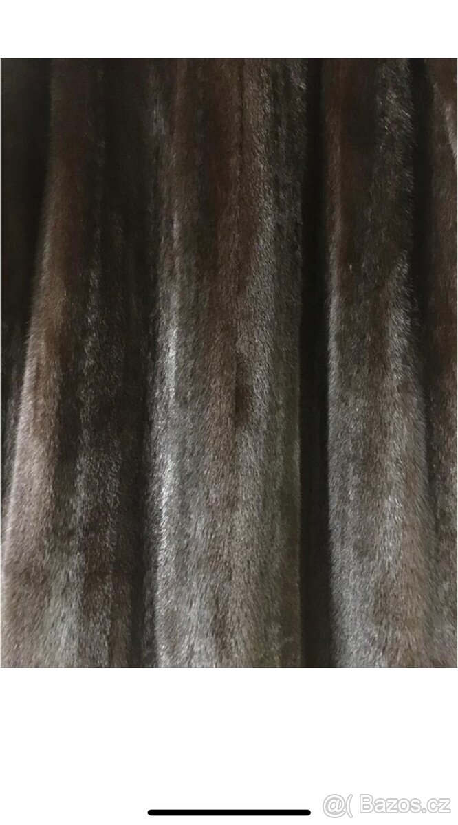 Norkový kožich Blacklama - 7