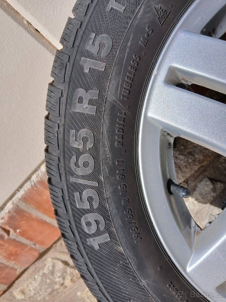 Prodej kol 5x100, 195/65 R15 zimní - 7