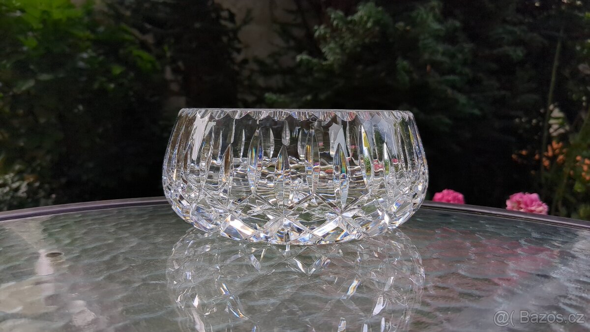 Křišťálová broušená mísa (2) - 7