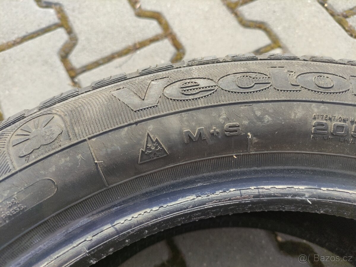 Celoroční pneu 205/55/16 profil 4.5mm. - 7