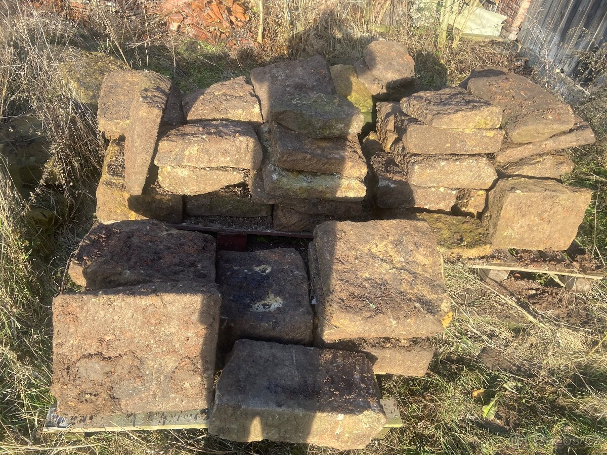 Prodám pískovec, kameny, bloky, schody, dlaždice, sloupky - 7
