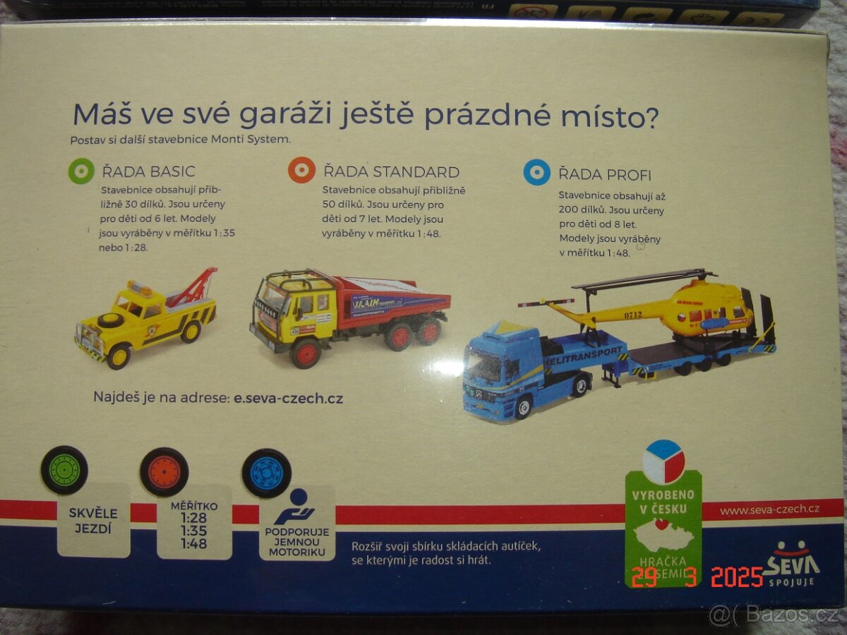 Prodám nové, nerozbalené legendární stavebnice MONTI systém. - 7