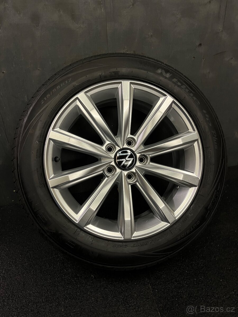 Originál alu 5x112 Passat 215/55/17 “London” - 7