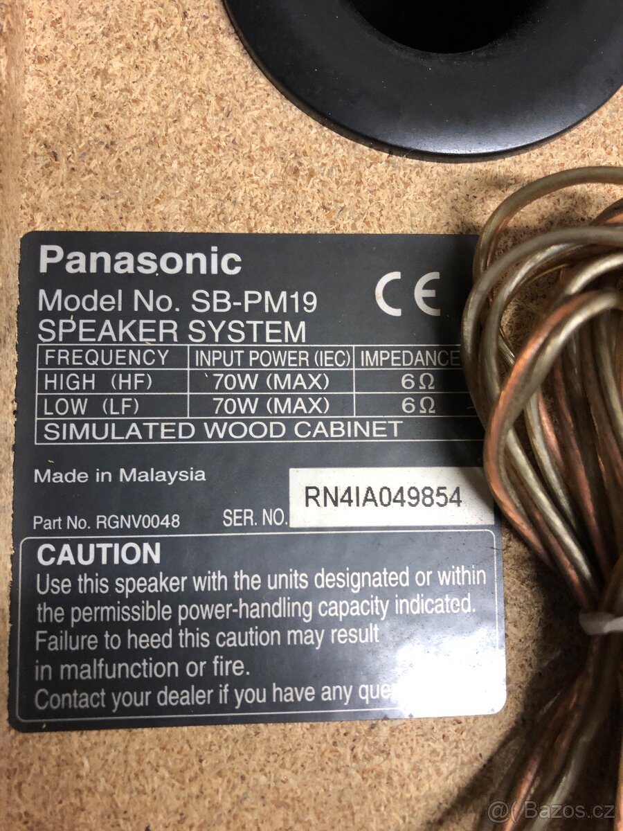 Reproduktory Panasonic - 7