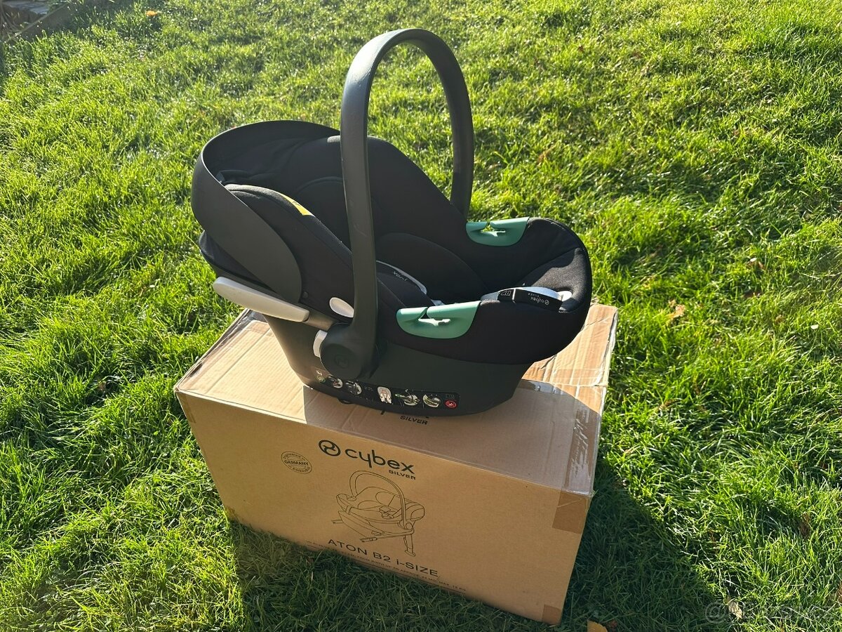 Autosedačka Cybex Aton B2 i-Size Volcano Black - 7