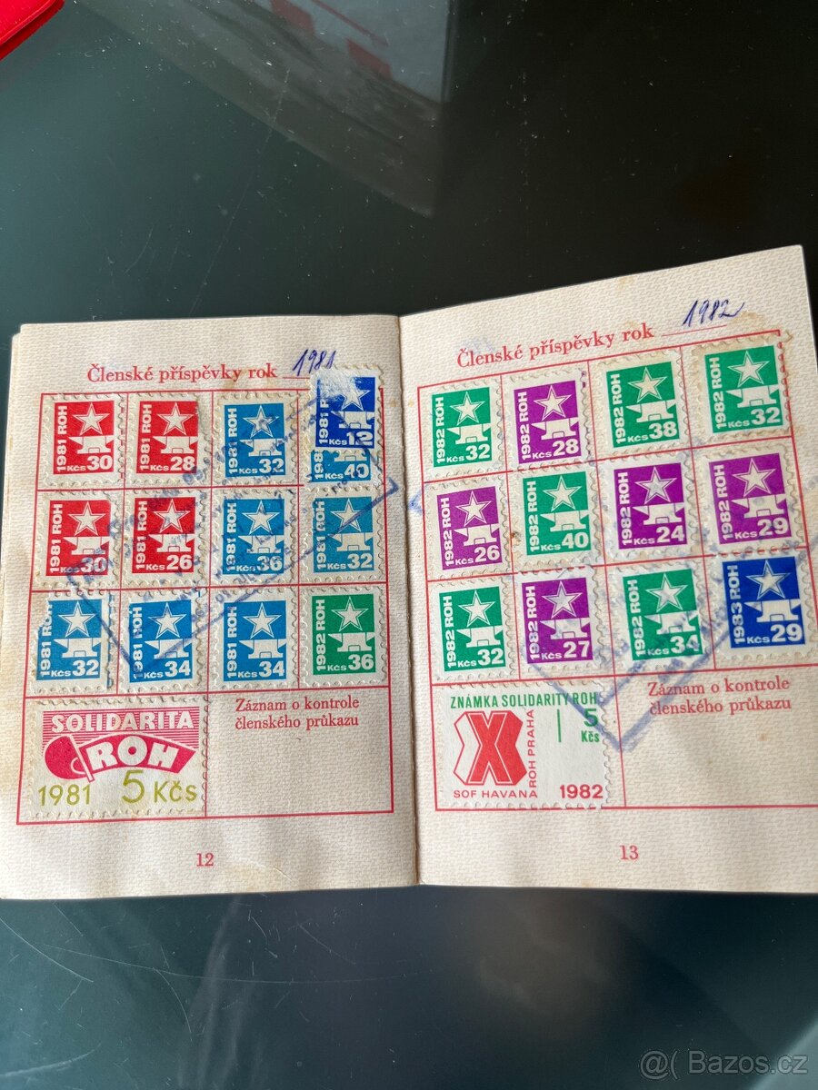 Sběratelský komplet – 138 členských průkazů ROH - 7