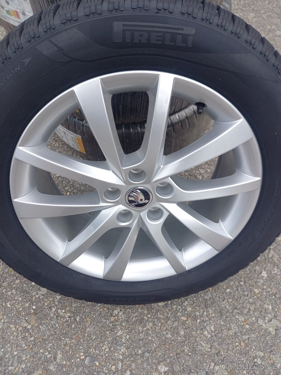 Š.Kodiaq, Kodiaq 2/VW Tiguan -NOVÁ zimní Alu sada-235/55R18. - 7