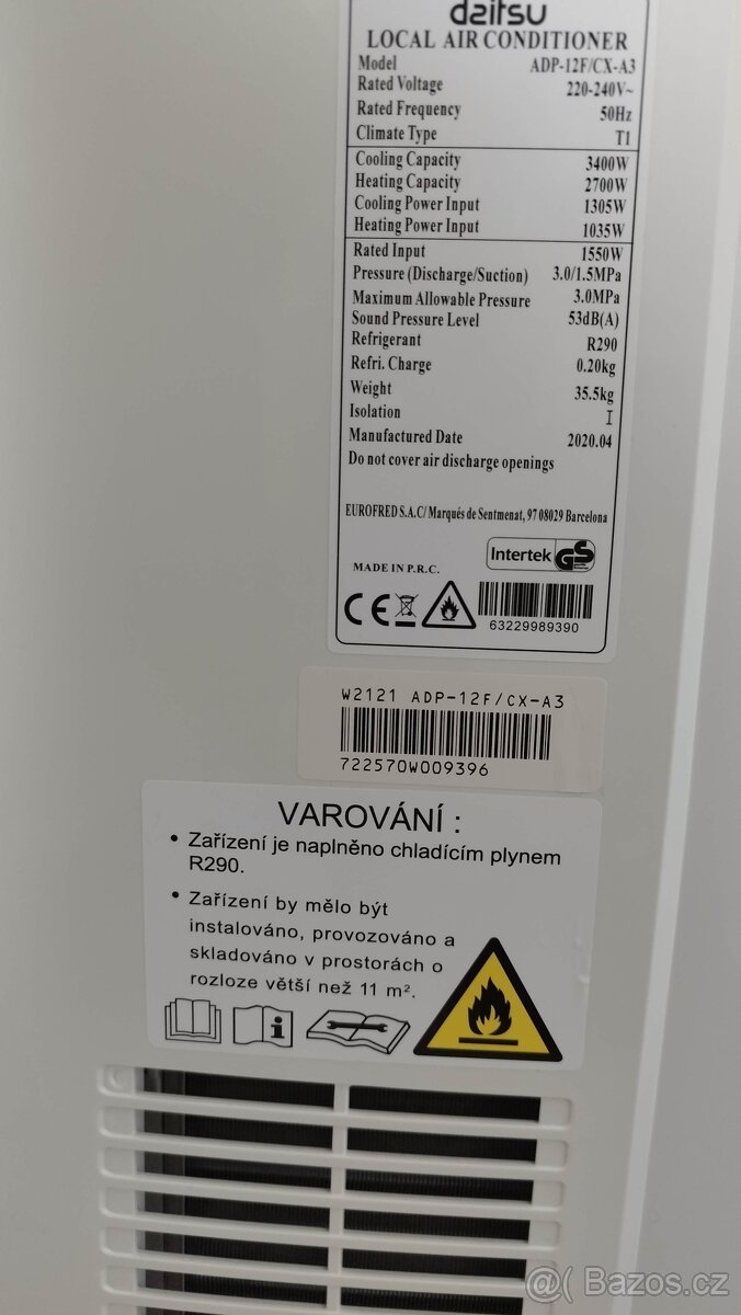 mobilní klimatizace topení - tepelné čerpadlo - 7