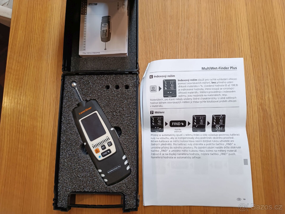 Vlhkoměr Laserliner MultiWet-Finder Plus - 7