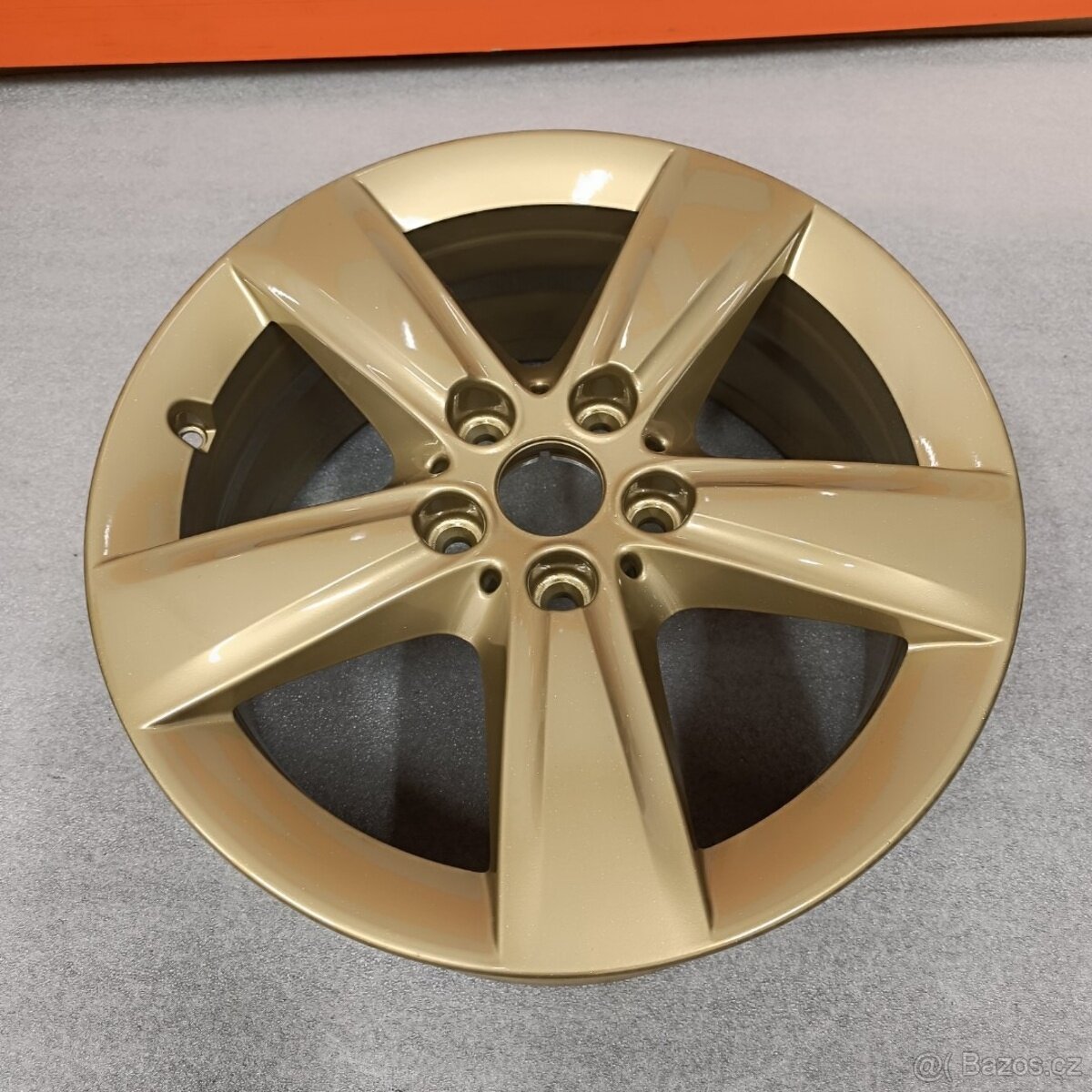 Alu kola BMW 7,5Jx17'' , 5x112 , ET54 TOP zlatá... - 7