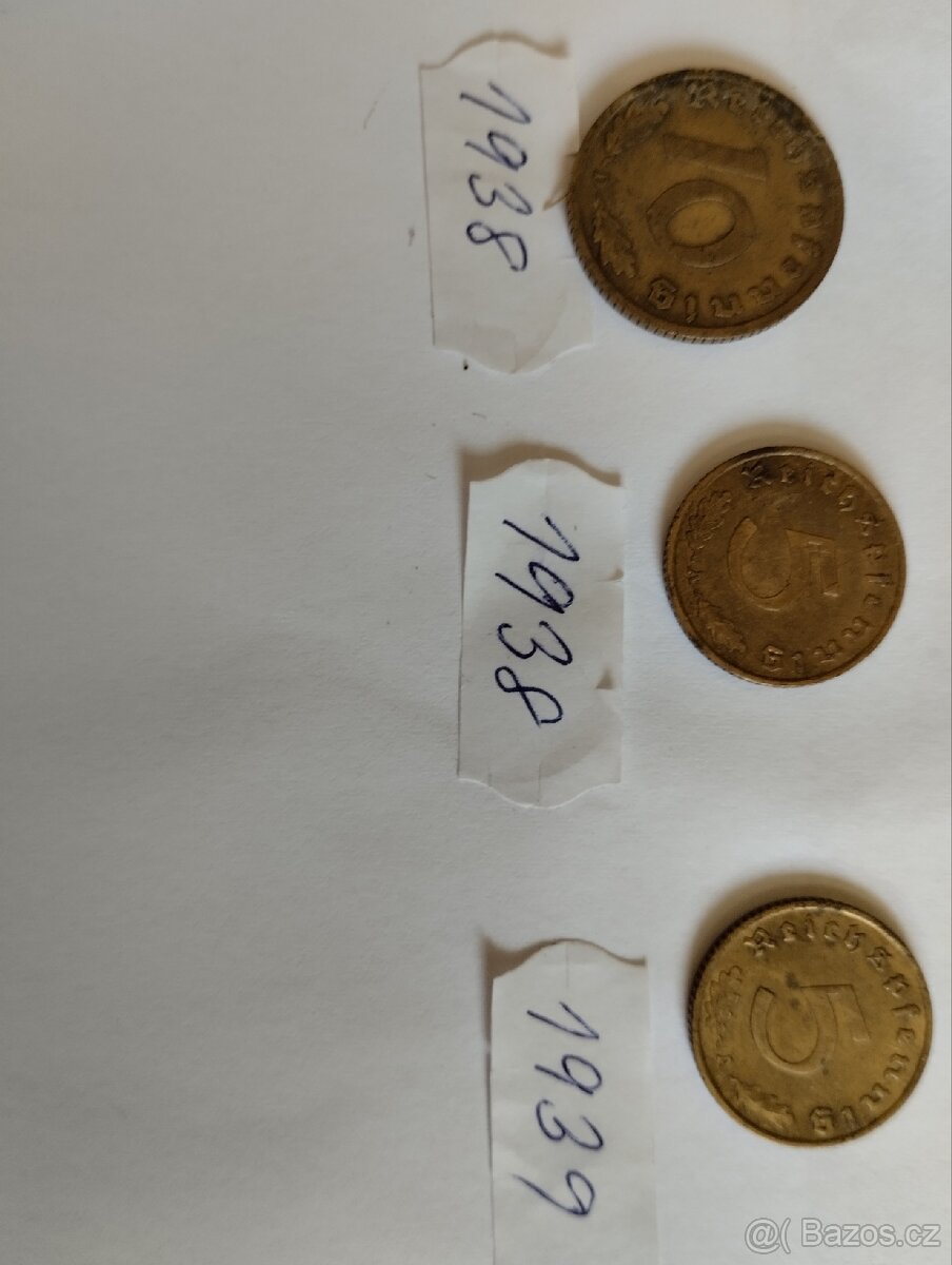 Staré mince 1 - 7