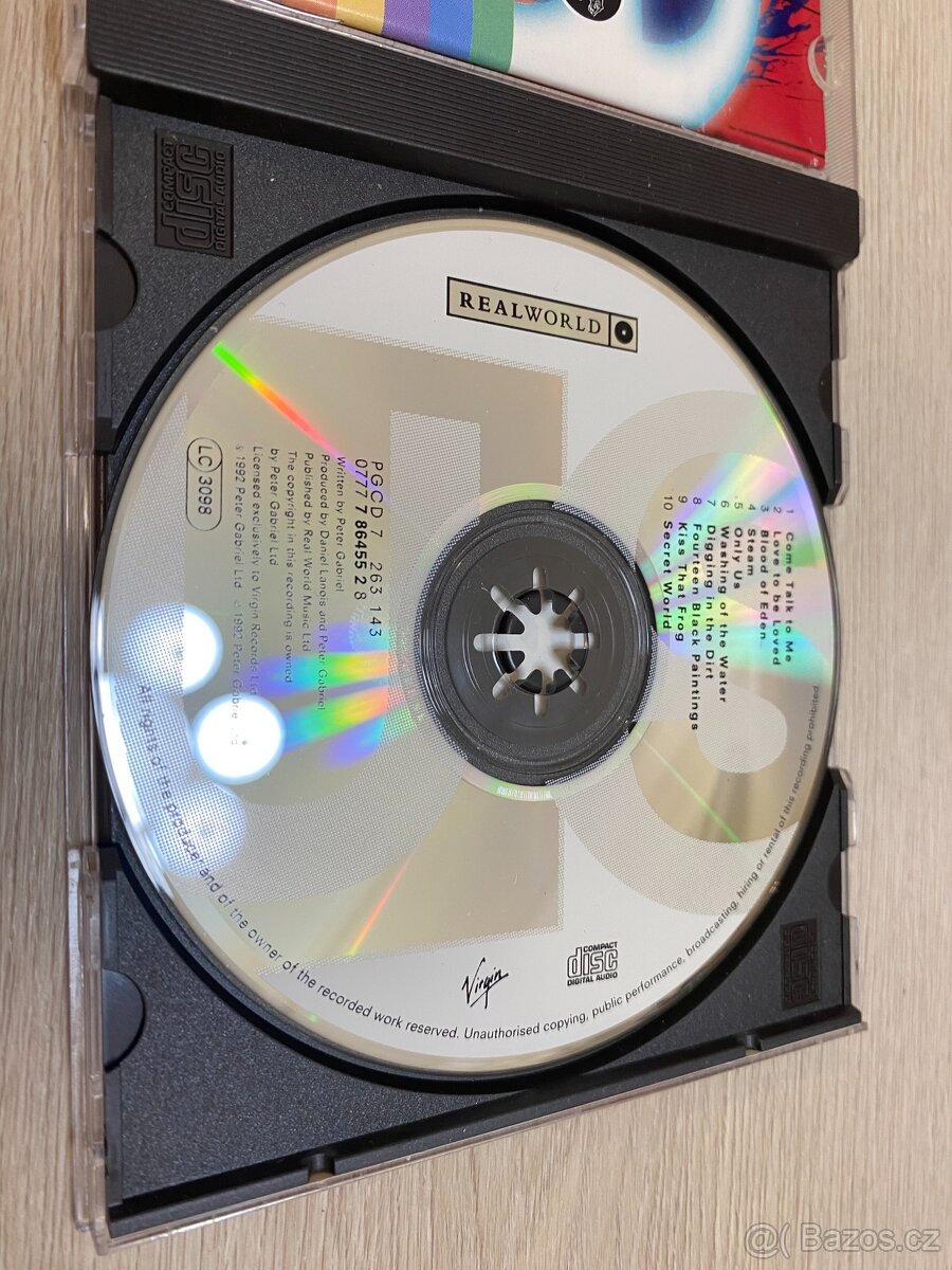 PETER GABRIEL: US, 1992, 1.Press. JEWEL CASE - 7