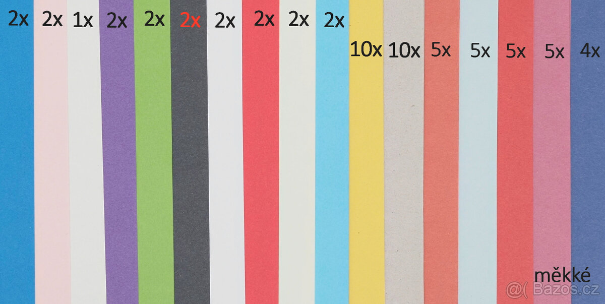 barevné papíry A4 - 7