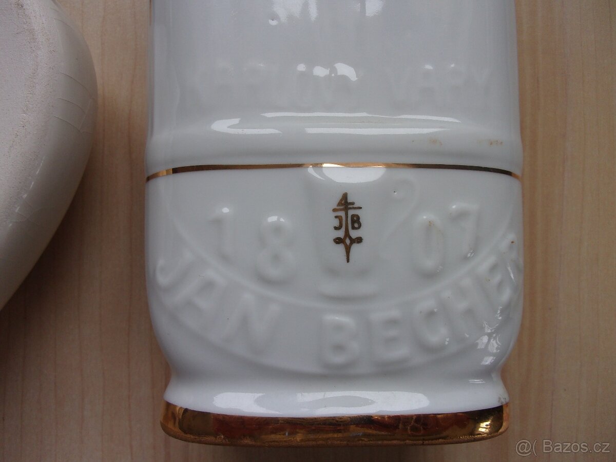 3x STARÝ PORCELÁN A KERAMIKA Z LÁZNÍ - K. VARY, MAR. LÁZNĚ - 7