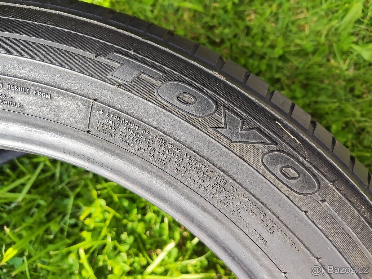 Letní pneumatiky Toyo 215/50/18 5,7mm - 7