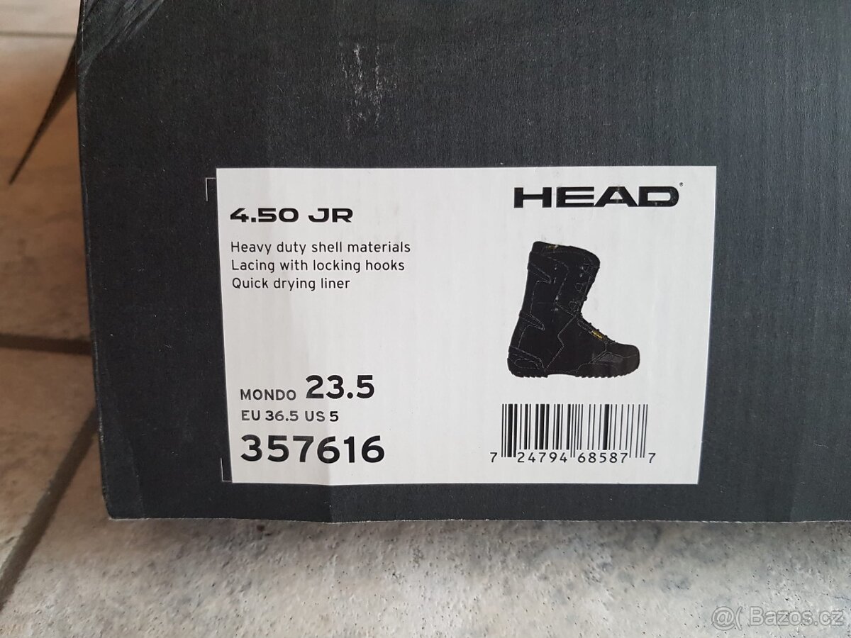 Dětské boty na snowboard, vel. 36,5 - 7