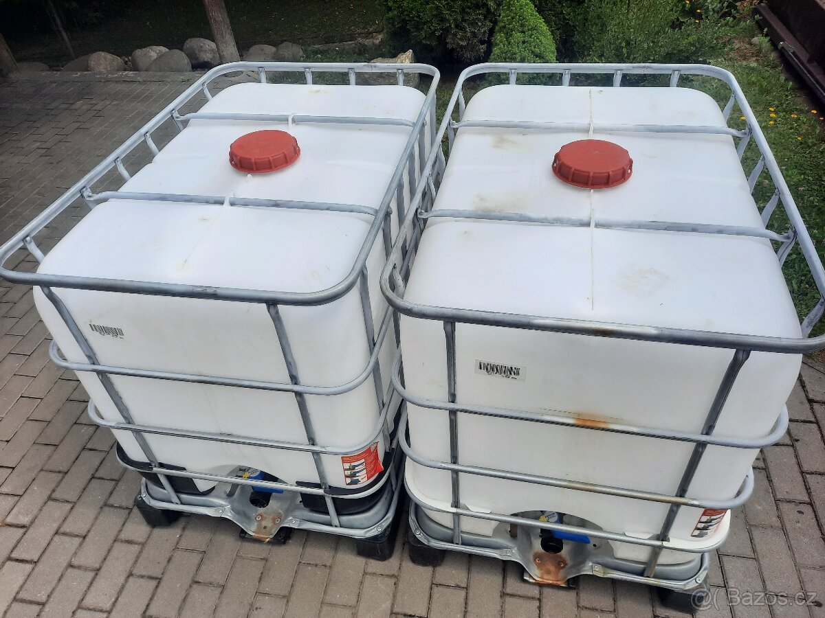IBC kontejner 1000L čisté - 7