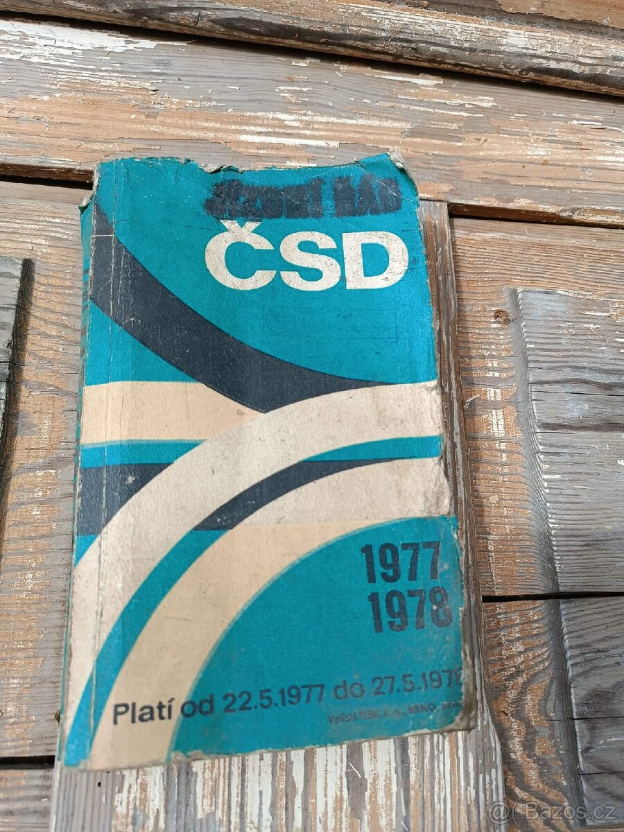 jízdní řády ČSD 70-80 léta - 7