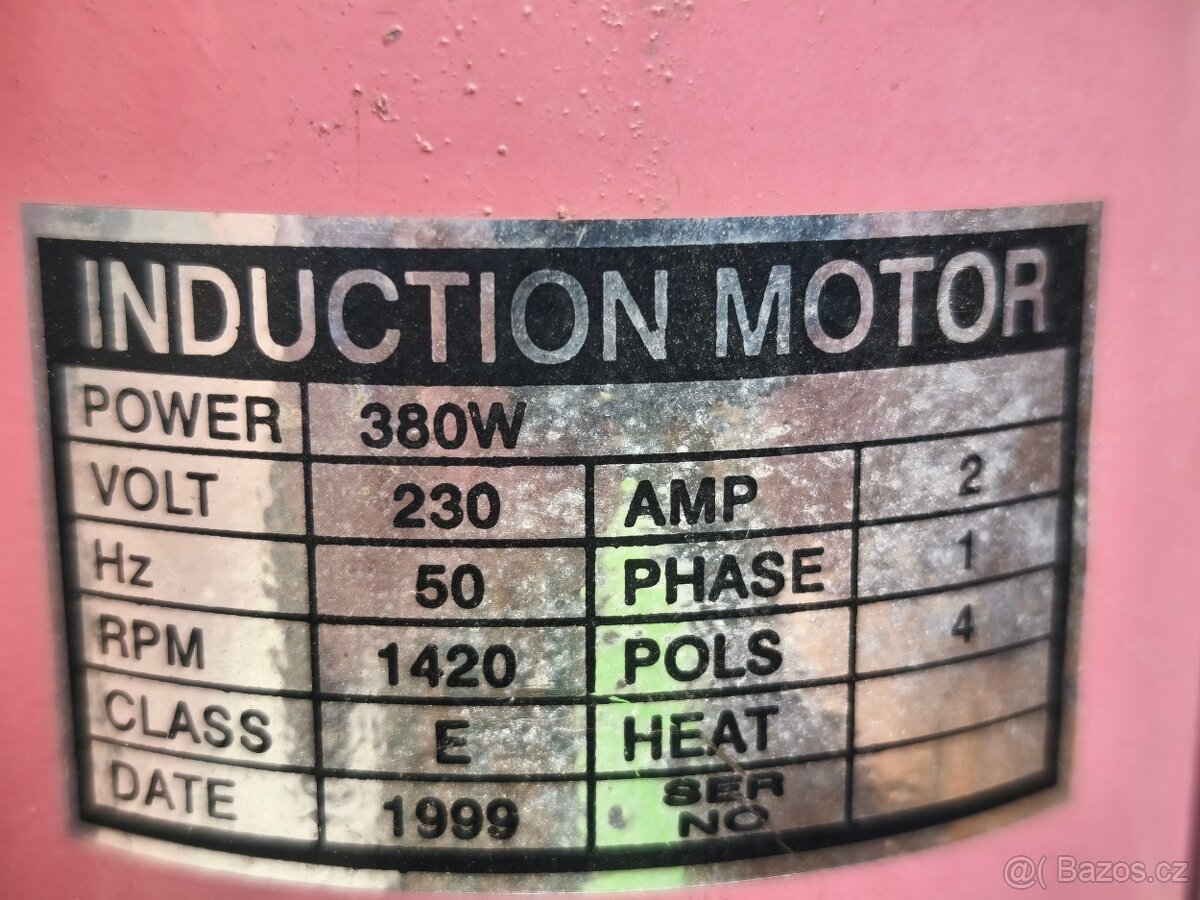Prodám stolní LITINĚNOU vrtačku T.I.P. DRILLMASTER 15/6 -380 - 7
