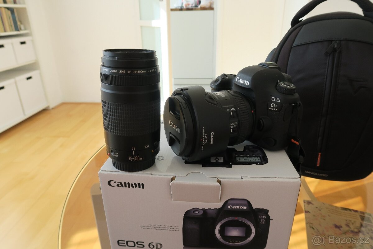 Canon EOS 6D II + 2x objektiv - 7