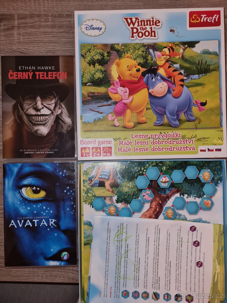 Dřevěný domeček, police,HRY, DVD, a přilby cyklo a lyžařská - 7