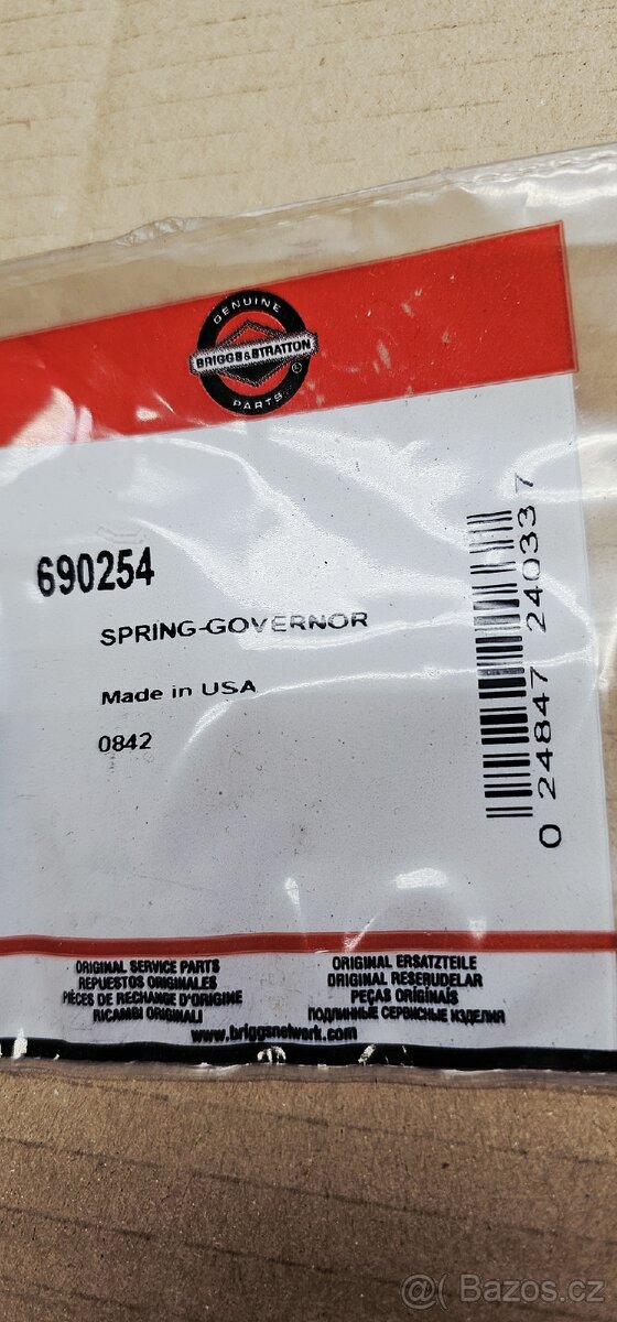 Pružina plynu sekačky BS, 690254 - pošt.zdarma - 7