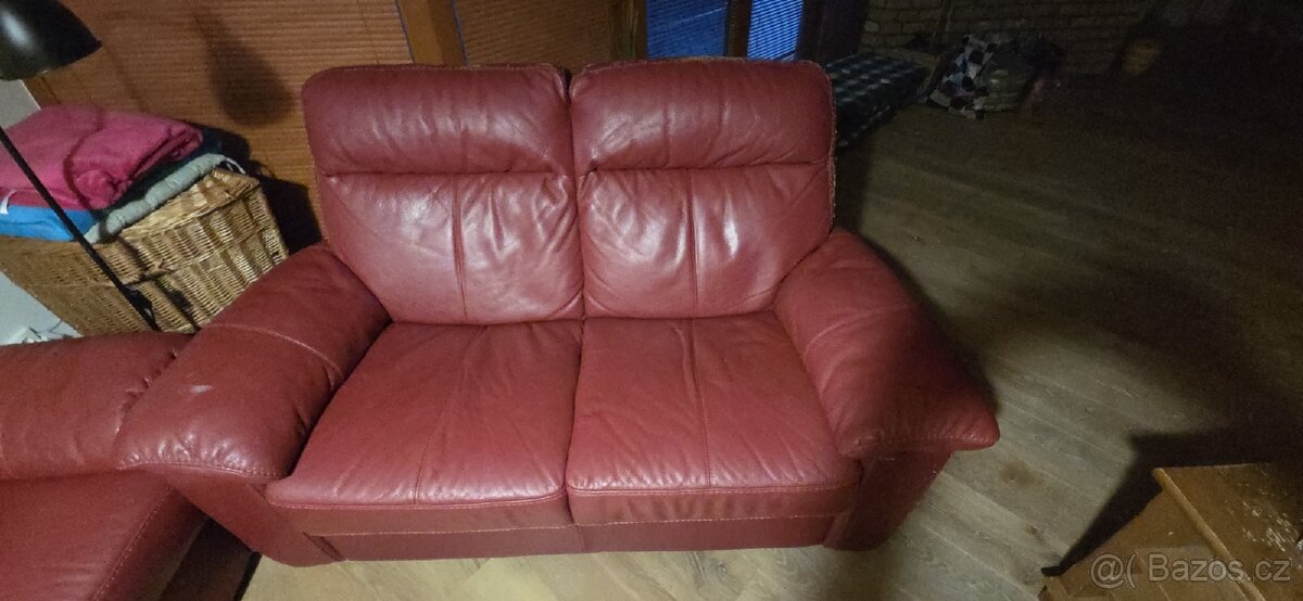 Kožená sedací souprava - 7