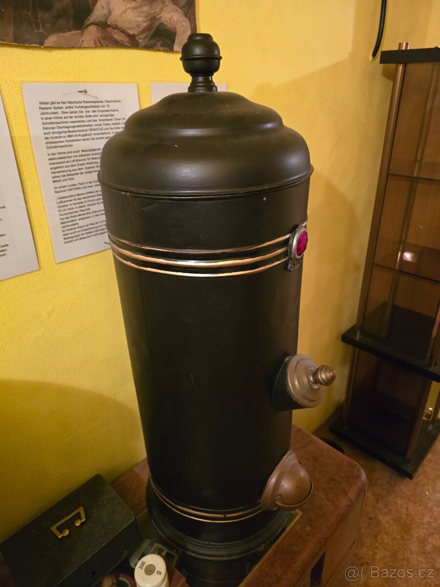 Starožitný kupecky zasobnik na kávu - 7