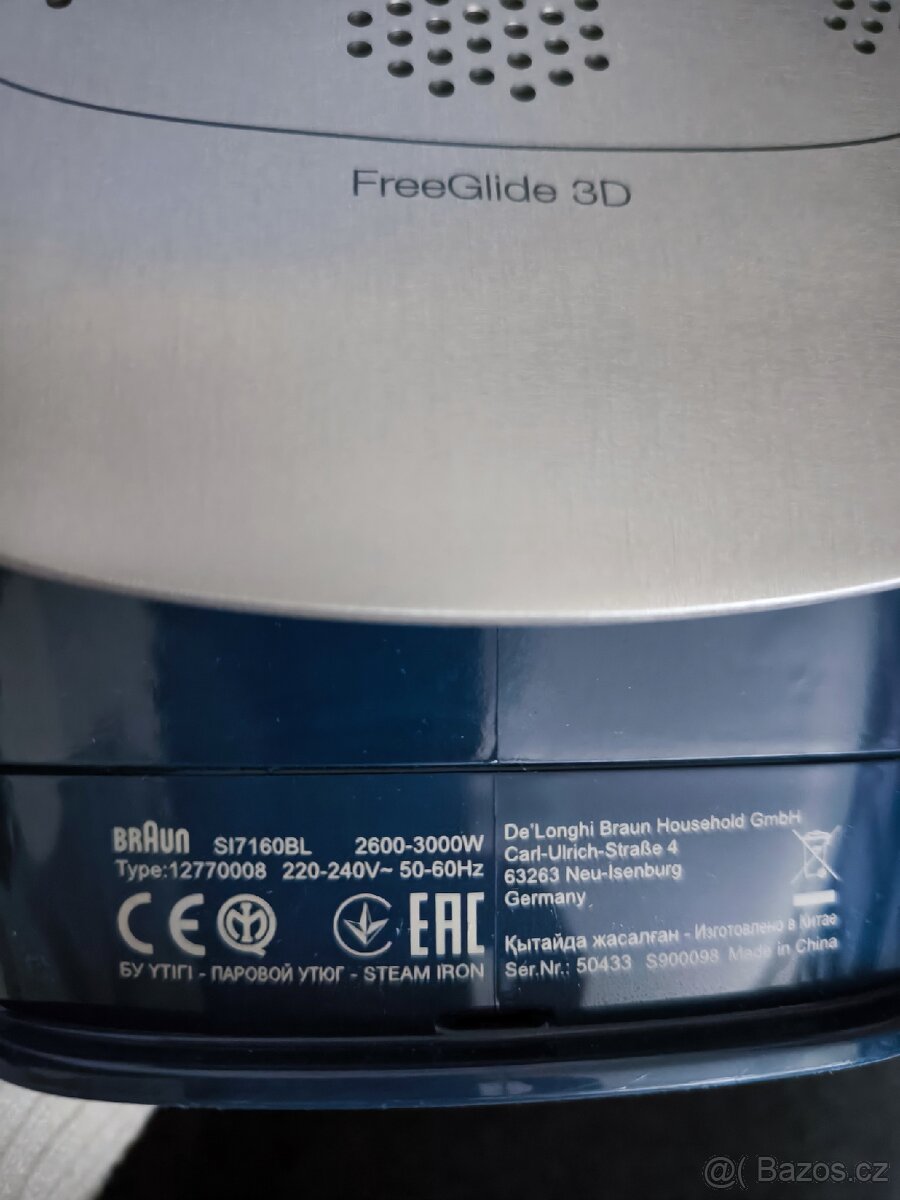 Napařovací žehlička Braun SI760 - 7