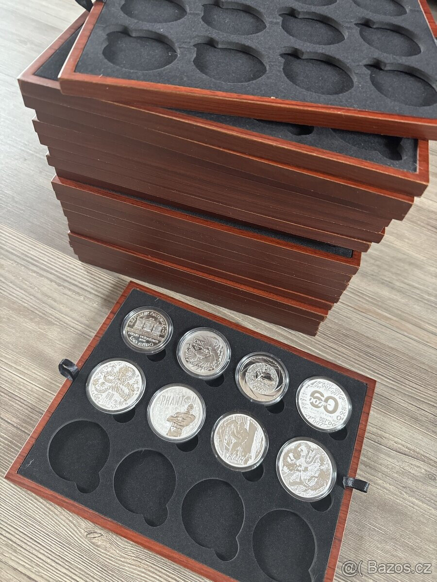 Luxusní Etue na stříbrné mince 1oz a 2oz Český lev - 7
