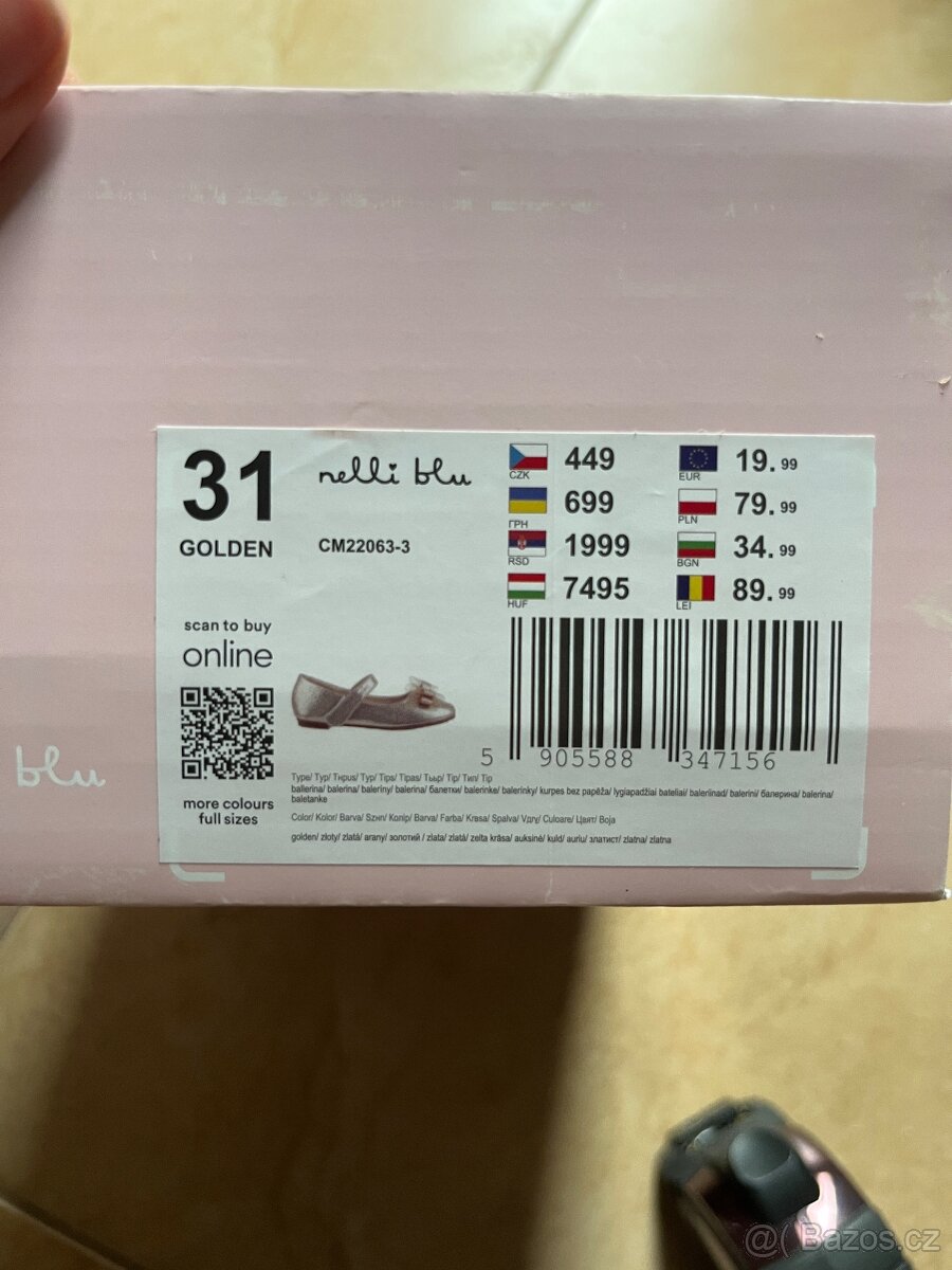 Baleríny vel. 31 - 7