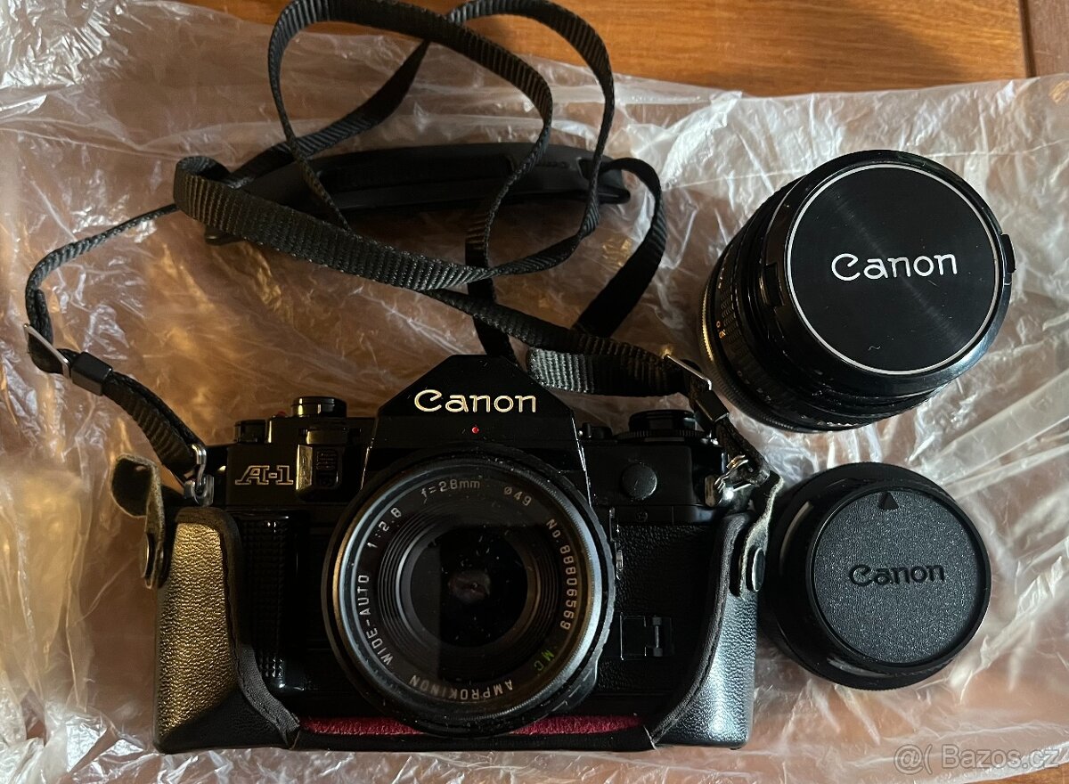 Zrcadlovka CANON A1 včetně příslušenství - 7