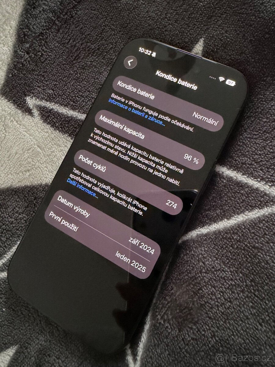 APPLE IPHONE 16 PRO 256 GB ČERNÝ - 7