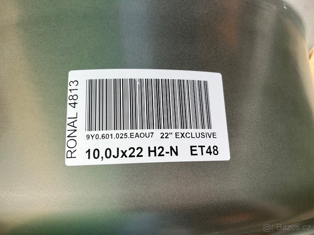 PORSCHE CAYENNE alu kola 22" nové, originál - 7