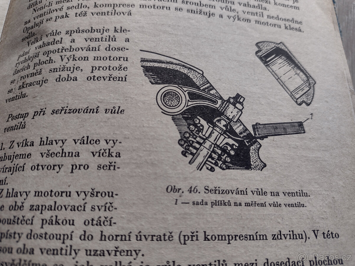 JAWA 250,350,500, POPIS, OBSLUHA, 1955 - 7