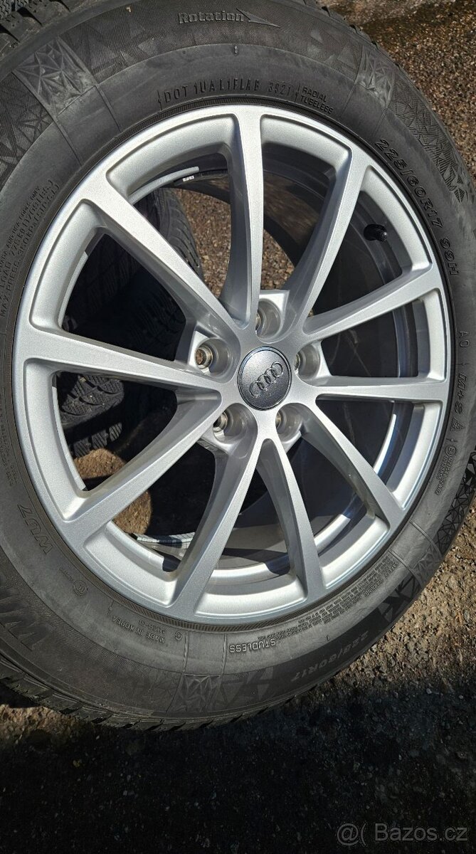 Alu kola originál Audi A4 / A6 C8 R17" Prodám - 7