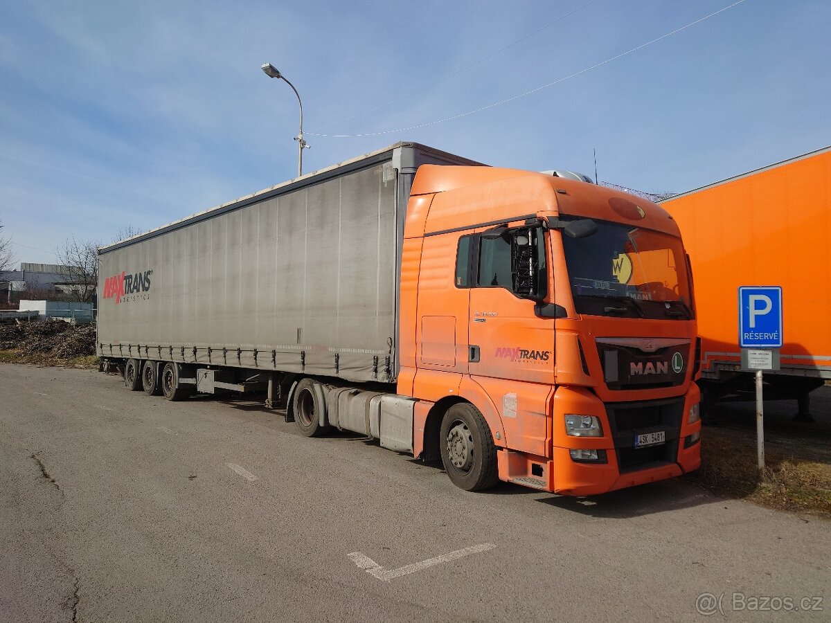MAN TGX + Kogel LOW DECK souprava plachta - 7