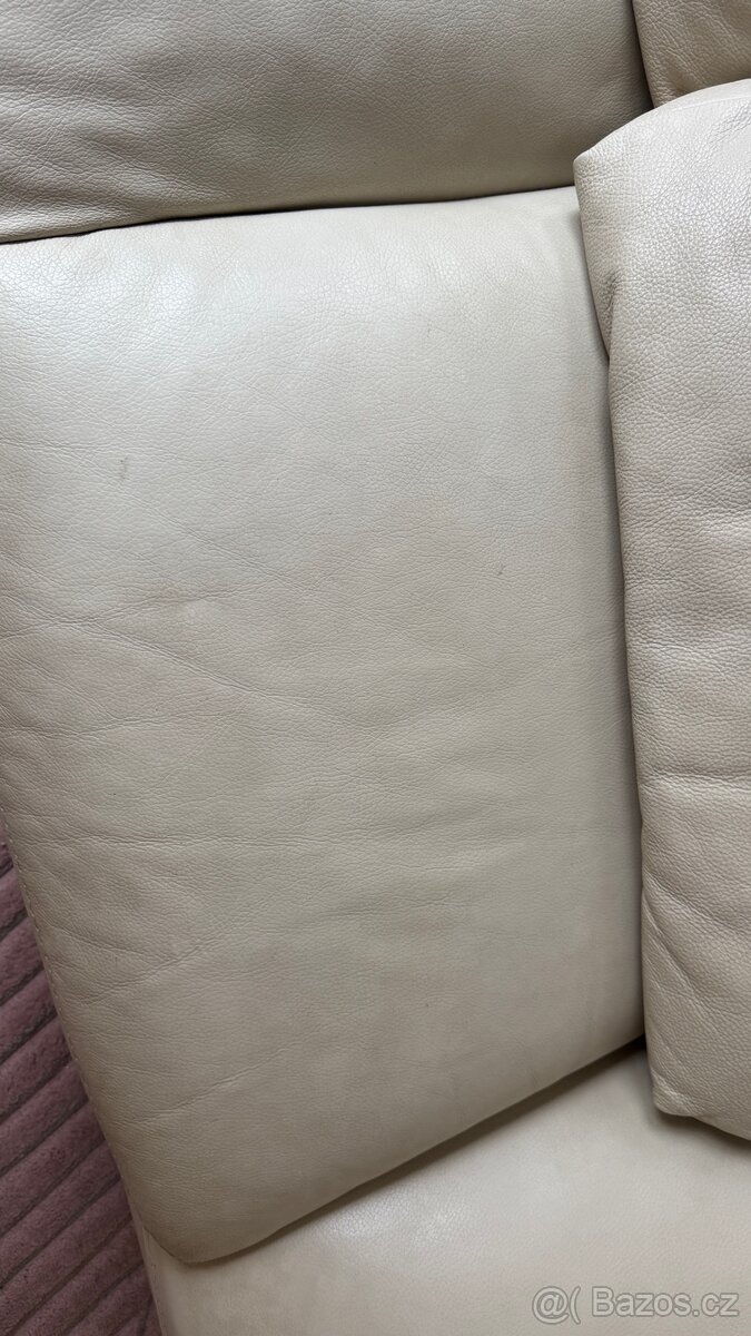 Kožený gauč 207cm - 7