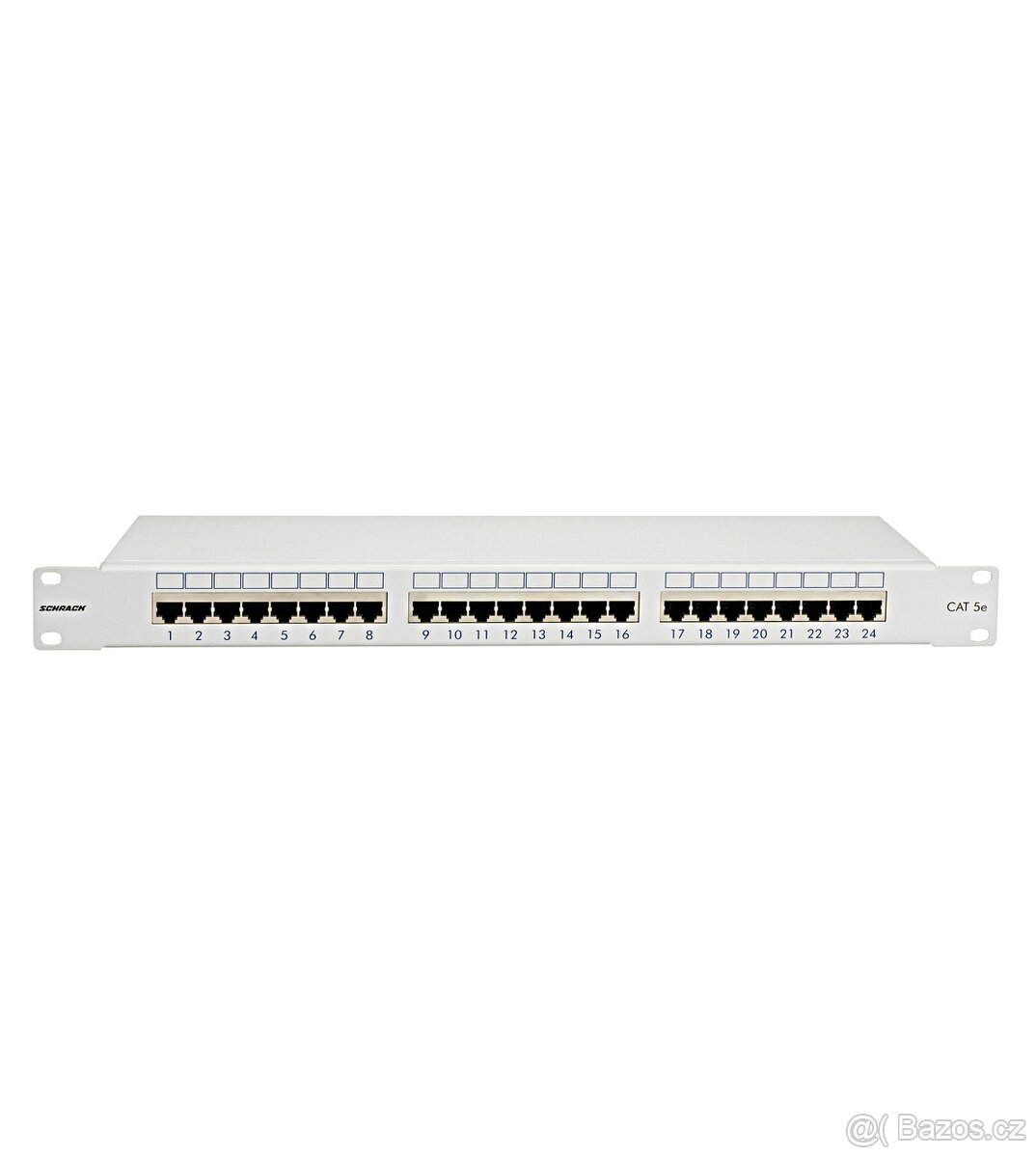 Patch panel SCHRACK, 24xRJ45, 19", 1U. - 7