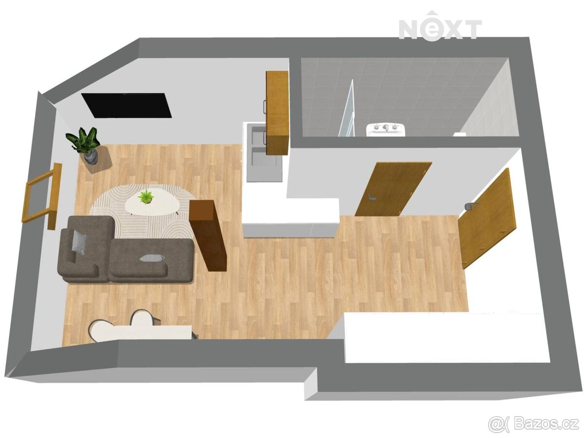 Prodej byt 1+kk, 22㎡ - 7