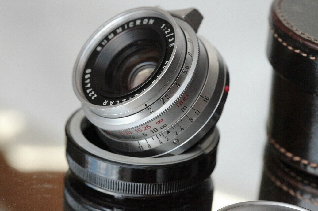 Objektiv Leica M 35mm 2.0 Summicron stříbrný, 8 členů, se sl - 7