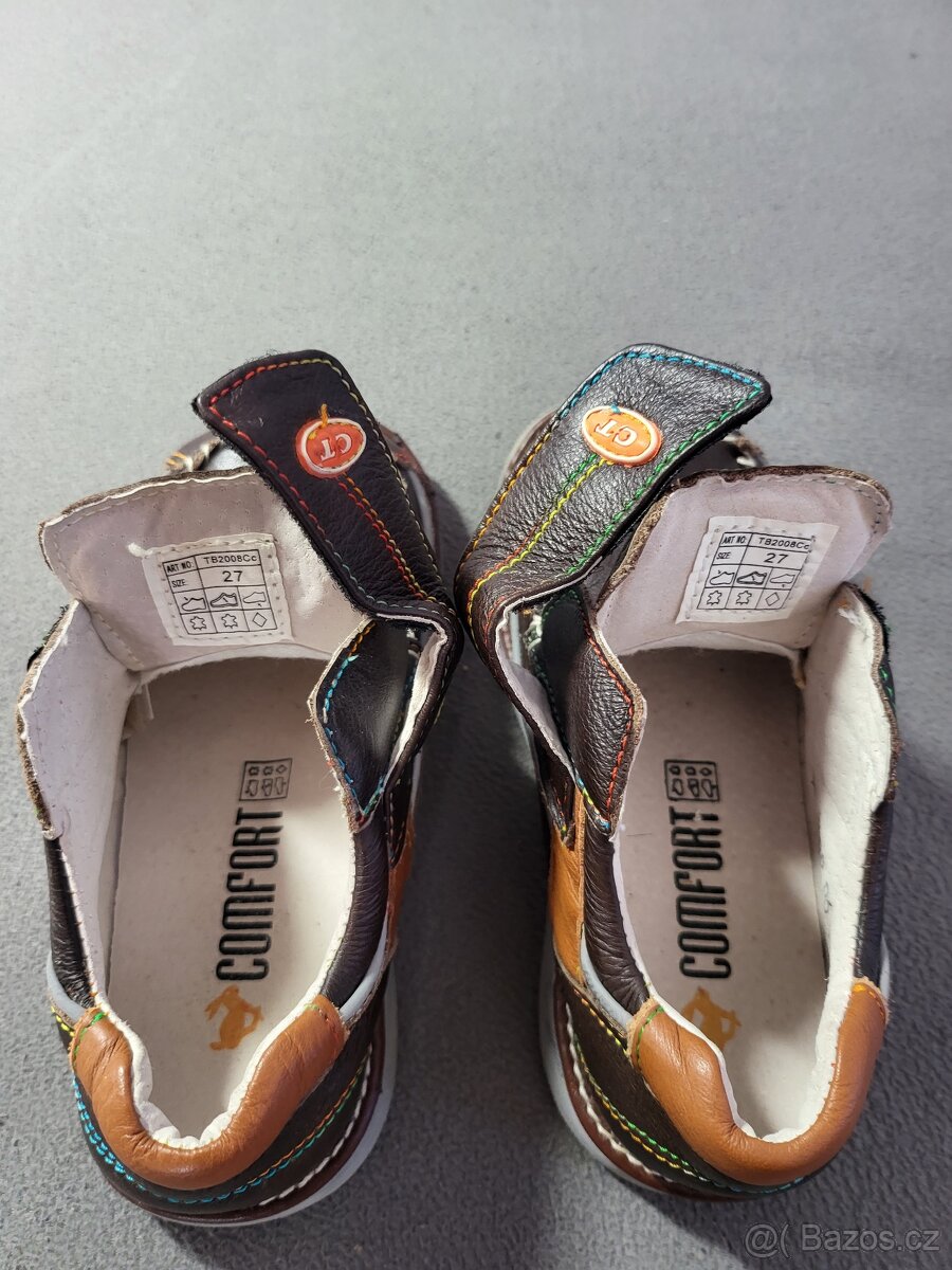 Dětská kožená obuv COMFORT – vel. 27 - 7