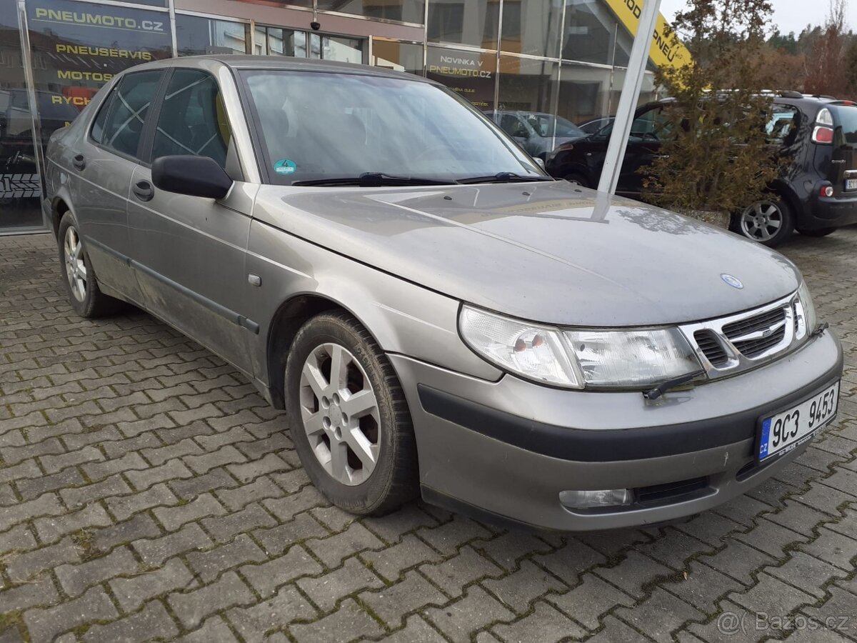 Saab 9-5 2.3t, 2001, pojízdné, bez STK. - 7