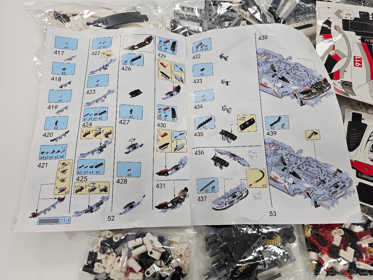 Stavebnice Porsche 911 RSR – plně kompatibilní s LEGO 42096 - 7