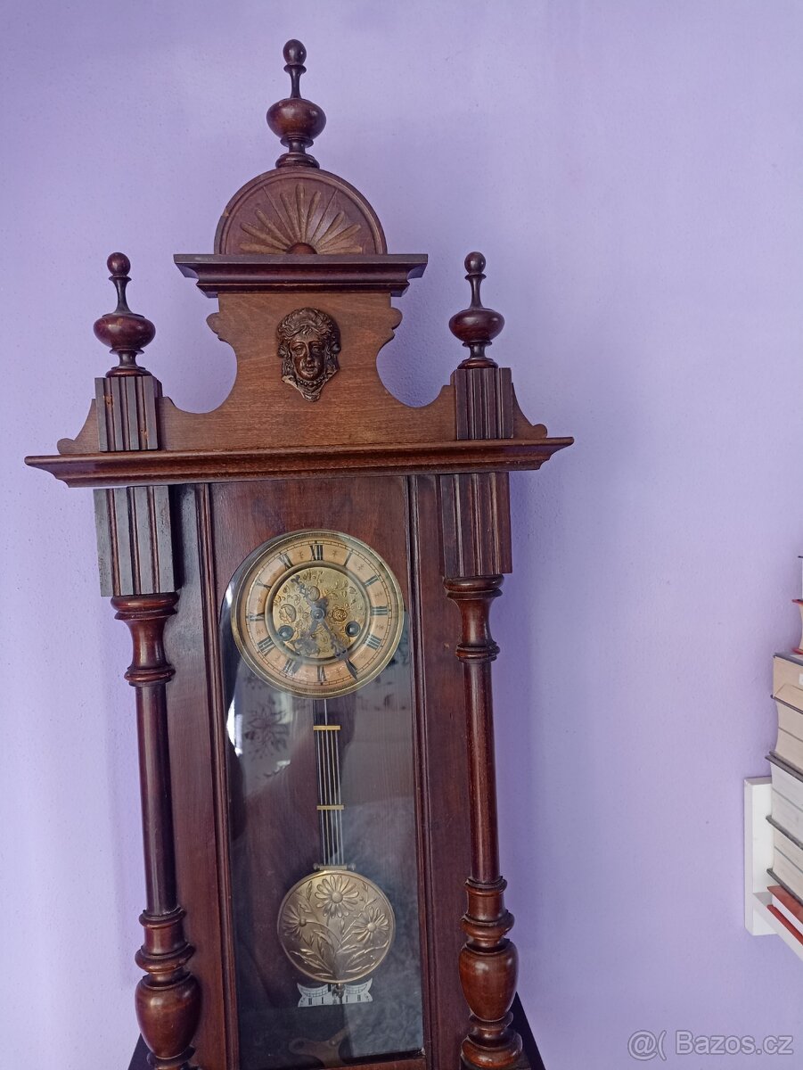 Starožitné nástěnné hodiny - 7