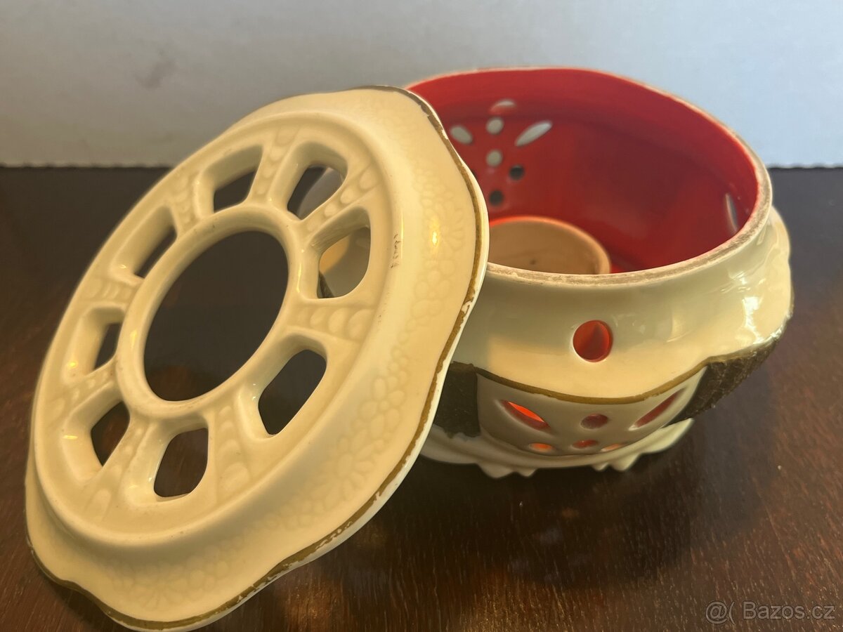 Art Déco ohřívač čaje, Neutettau 16 cm - 7