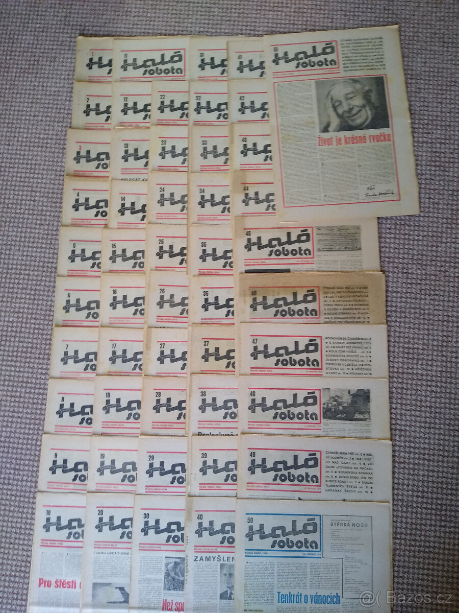 Haló sobota – noviny ze dne narození - 7