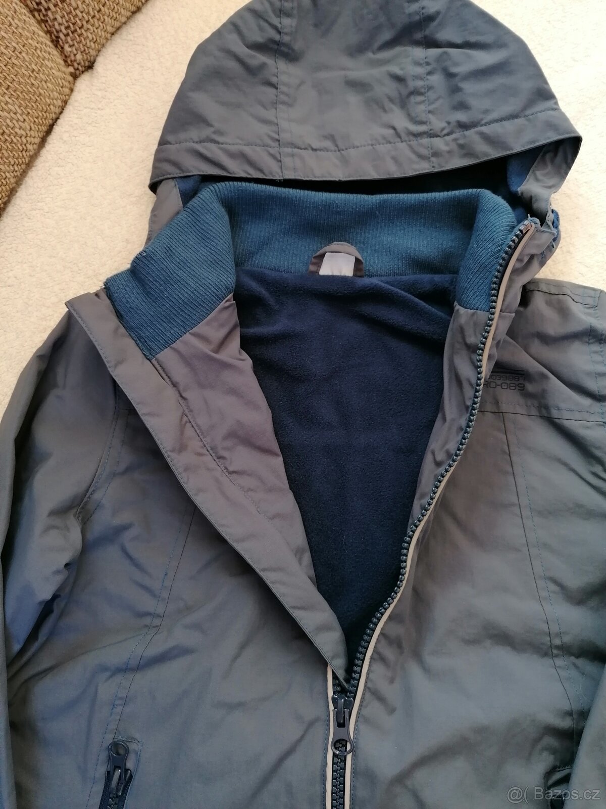 Bunda přechodová vel.122 - skoro NOVÁ - 7