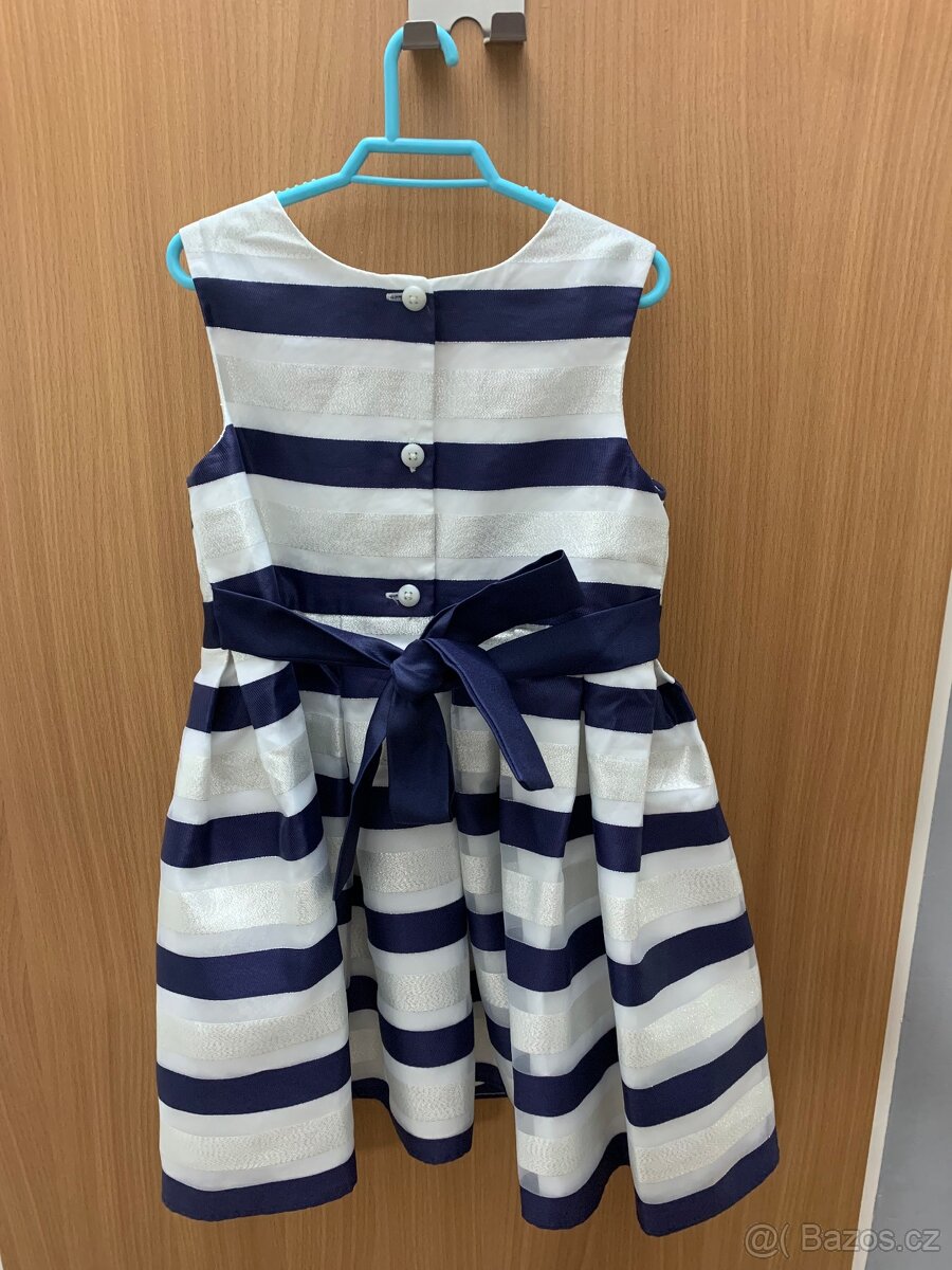 Sváteční šaty vel.110+bolerko - 7