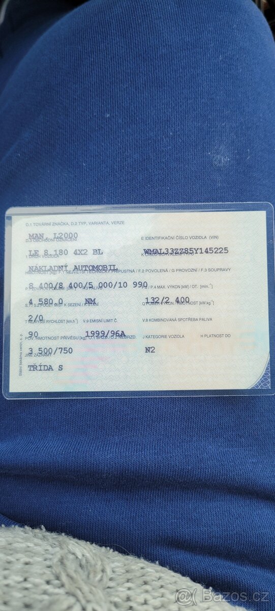 MAN LE 2000 ROK 2005, SKŘÍNOVÝ A HYDRAULICKÉ ČELO - 7